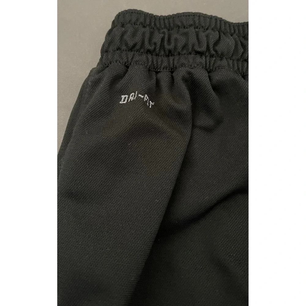 Dri Fit Nike Athletic Pants Mens Size Medium Black Green Ankles Zip Drawstring